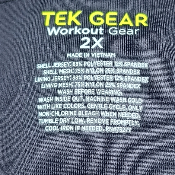 Tek Gear Women's Plus Zip Up Multicolor Floral Sports Bra 2X - Picture 2 of 7